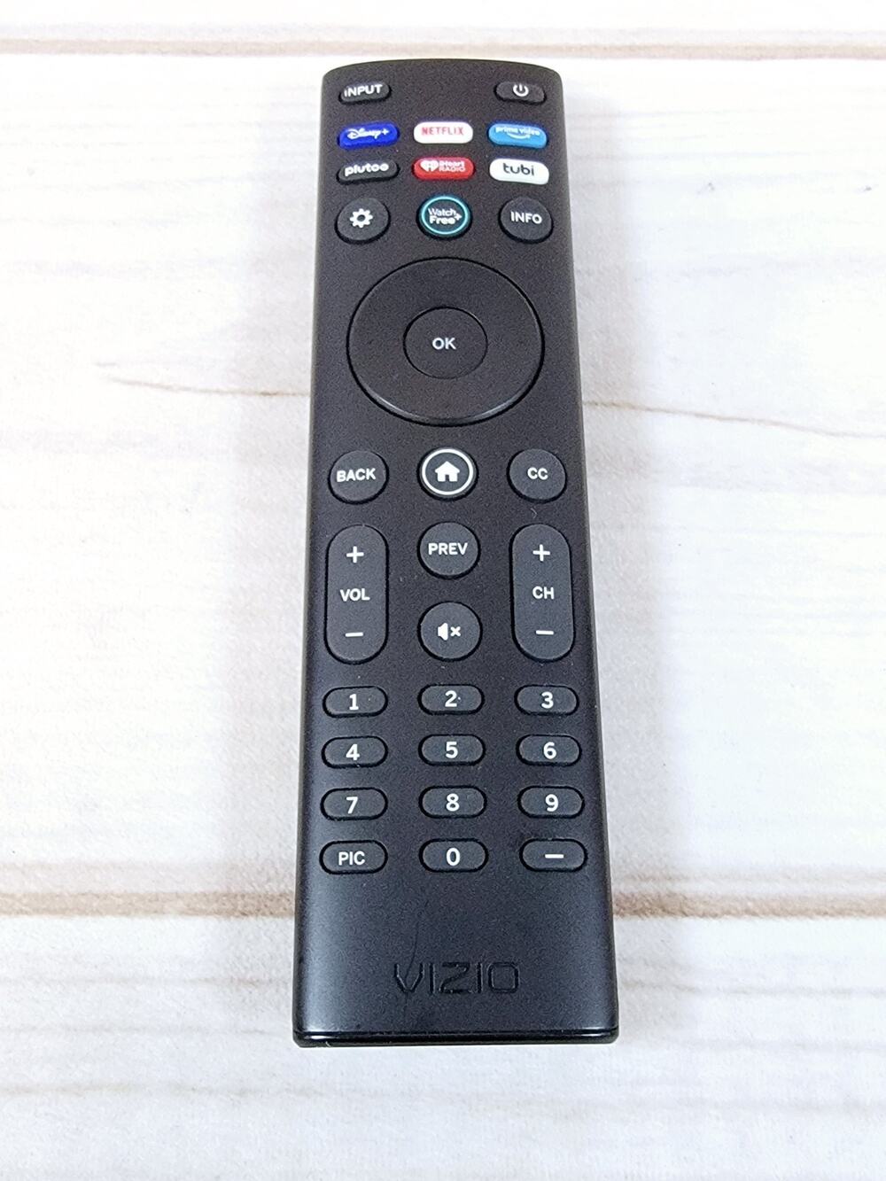 Vizio XRT140V4 Smartcast TV Remote Control - Disney + Netflix Prime Video, Pluto